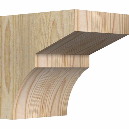 Ekena Millwork Monterey Rough Sawn Corbel, Douglas Fir, 6"W x 8"D x 8"H COR06X08X08MON00RDF
